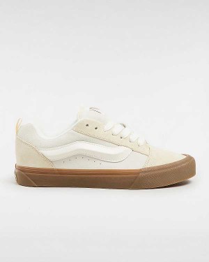 Beige Men Vans Knu Skool Sneakers Australia | VN2435901