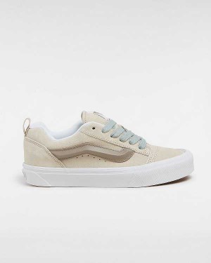 Beige Men Vans Knu Skool Sneakers Australia | VN8214709