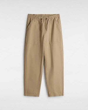 Beige Men Vans Premium Easy Trouser Pants Australia | VN0467185