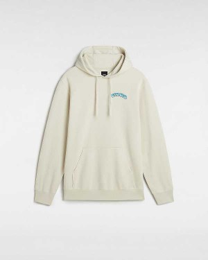 Beige Men Vans True Waves Hoodie Australia | VN6154982