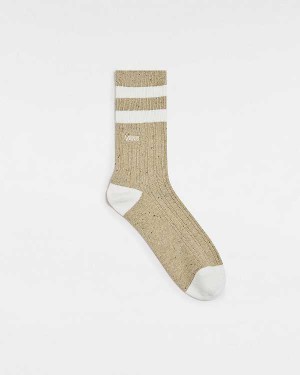 Beige Unisex Vans Classic Crew (1 Pair) Socks Australia | VN0437156