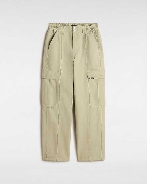 Beige Women Vans Sidewalk Pants Australia | VN7564831