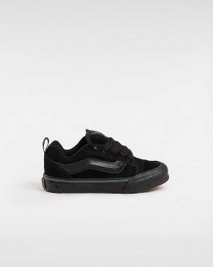 Black Kids' Vans Knu Skool (4-8 Years) Sneakers Australia | VN2987514