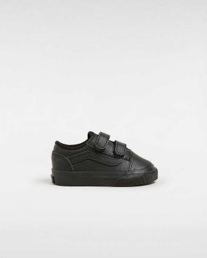 Black Kids' Vans Old Skool (1-4 Years) Sneakers Australia | VN9850746