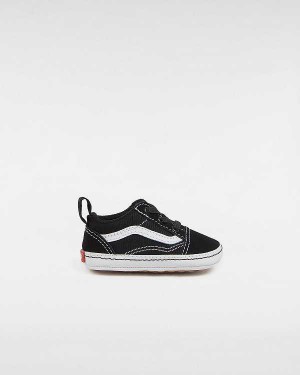 Black Kids' Vans Old Skool Crib (0-1 year) Sneakers Australia | VN2574018