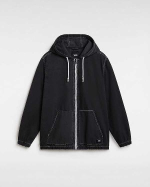 Black Men Vans Ashford Denim Jacket Australia | VN2496813