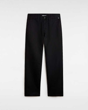 Black Men Vans Authentic Chino Slim Pants Australia | VN6980253