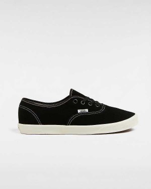 Black Men Vans Authentic Lowpro Suede Sneakers Australia | VN4390871