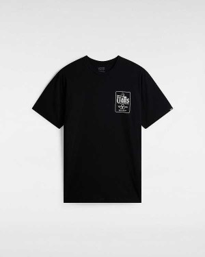 Black Men Vans Bucket List T Shirts Australia | VN9034761