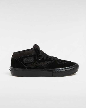 Black Men Vans Half Cab Skate Shoes Australia | VN1972803