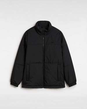 Black Men Vans MTE Norris Puffer Jacket Australia | VN8642739