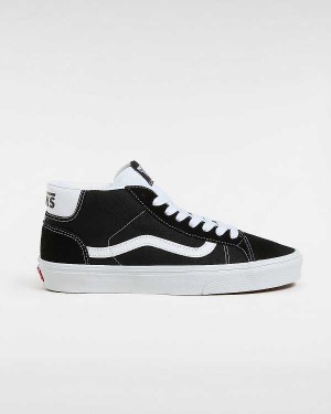 Black Men Vans Mid Skool 37 Sneakers Australia | VN9518246