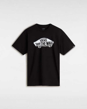 Black Men Vans OTW Classic Front T Shirts Australia | VN9746035