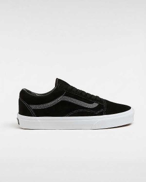 Black Men Vans Old Skool Pig Suede Sneakers Australia | VN3275906