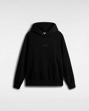 Black Men Vans Premium Logo Hoodie Australia | VN3164729