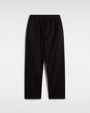 Black Men Vans Range Baggy Tapered Elastic Waist Pants Australia | VN9728430