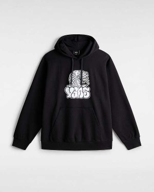 Black Men Vans Rattler Loose Hoodie Australia | VN5608497