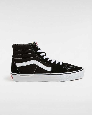 Black Men Vans Sk8-Hi Sneakers Australia | VN6854912