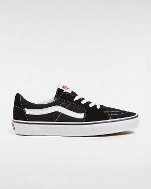 Black Men Vans Sk8-Low Skate Shoes Australia | VN2581436