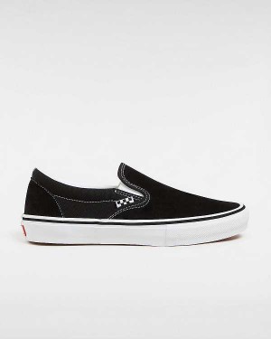 Black Men Vans Skate Slip On Shoes Australia | VN9278156