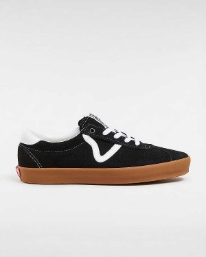 Black Men Vans Sport Low Sneakers Australia | VN8436057