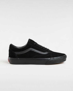 Black Men Vans Suede Old Skool Sneakers Australia | VN5726840