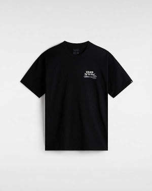 Black Men Vans Wrenched T Shirts Australia | VN1768403