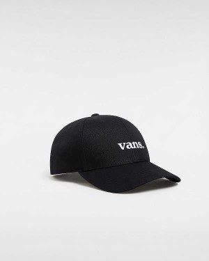 Black Unisex Vans 66 Structured Jockey Hats Australia | VN8421593