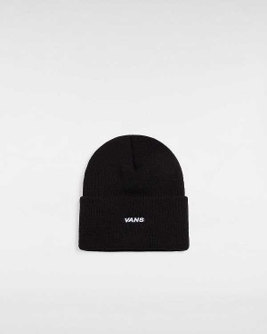 Black Unisex Vans Bagley Tall Cuff Beanie Australia | VN4603791