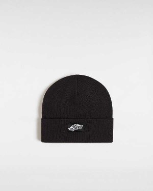 Black Unisex Vans Classic Tall Cuff Beanie Australia | VN8209514