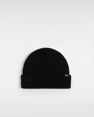 Black Unisex Vans Core Basics Beanie Australia | VN9128073