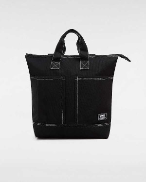 Black Unisex Vans Daily Backpacks Australia | VN2391674