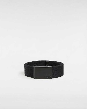 Black Unisex Vans Deppster Web Belts Australia | VN1257498