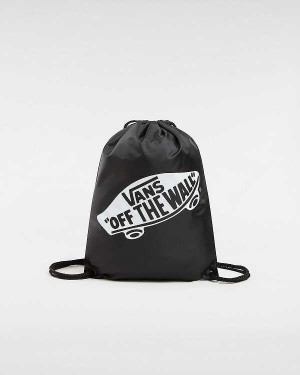 Black Unisex Vans Drawstring Crossbody Bag Australia | VN4189607