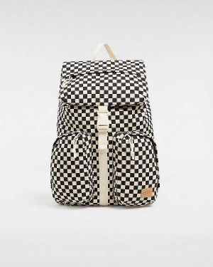 Black Unisex Vans Field Trippin Backpacks Australia | VN8276043