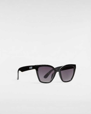 Black Unisex Vans Hip Cat Sunglasses Australia | VN6591374