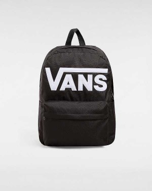 Black Unisex Vans Old Skool Drop V Backpacks Australia | VN8253694