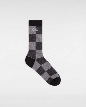 Black Unisex Vans Original Crew (1 Pair) Socks Australia | VN0174862