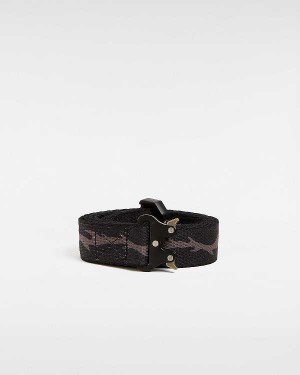 Black Unisex Vans Skate Thorn Web Belts Australia | VN4265780