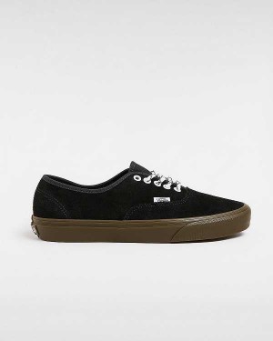 Black Women Vans Authentic Hairy Suede Sneakers Australia | VN6350987