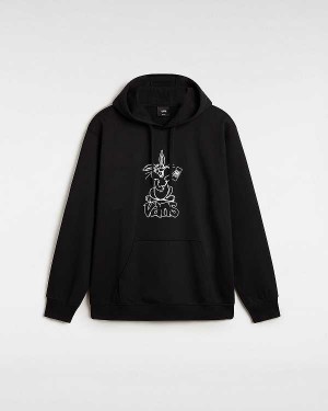 Black Women Vans Crazy Eddy 66 Loose Hoodie Australia | VN5147209