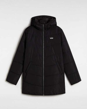 Black Women Vans Foundry Long MTE Jacket Australia | VN6789310