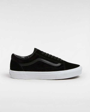 Black Women Vans Old Skool Pig Suede Sneakers Australia | VN9805324