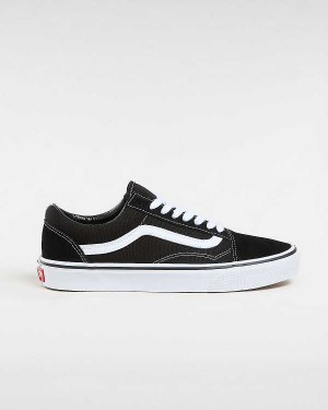 Black Women Vans Old Skool Wide Fit Sneakers Australia | VN5789436