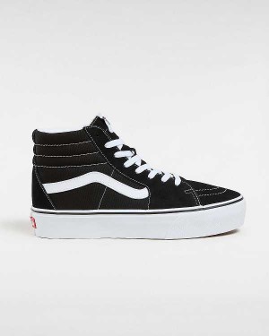 Black Women Vans Suede Sk8-Hi Platform 2.0 Sneakers Australia | VN7358642