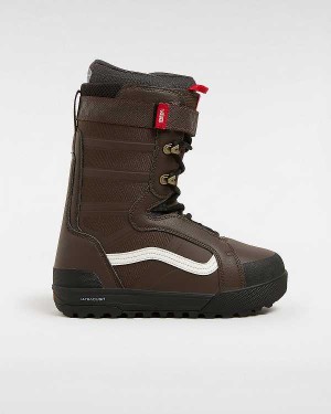 Black / Brown Men Vans Hi-Standard Pro X Jill Perkins MTE Snowboard Boots Australia | VN3927605