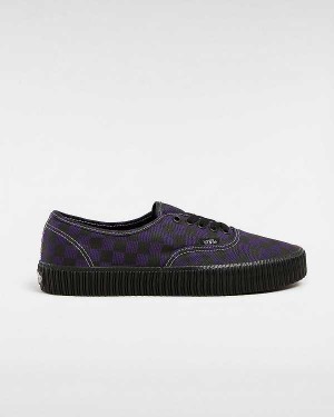 Black / White Women Vans Authentic Creeper Sneakers Australia | VN0879314