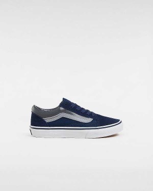 Blue Kids' Vans Old Skool (8-14 Years) Sneakers Australia | VN2175840