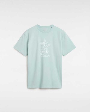 Blue Men Vans Crazy Eddy T Shirts Australia | VN3207681