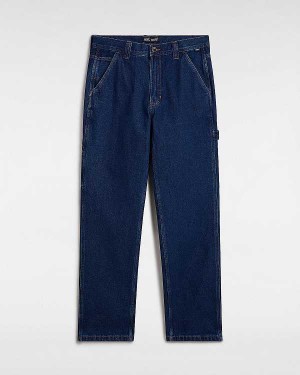 Blue Men Vans Drill Chore Relaxed Carpenter Pants Australia | VN4195328